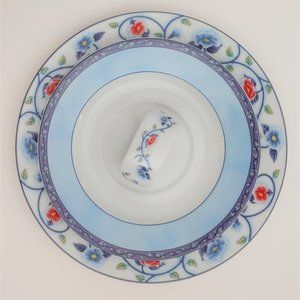 Crown Baccara Plate, Saucer & Napkin Ring Set